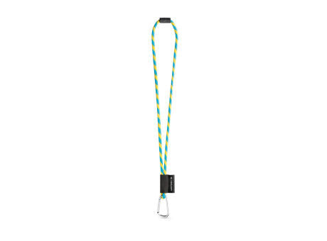 75089. SET Lanyard TUBE Long (Ø 7 mm) mit 55 mm D-förmigem Karabiner und Ø 7 mm Sicherheitsverschluss