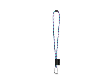 75089. SET Lanyard TUBE Long (Ø 7 mm) mit 55 mm D-förmigem Karabiner und Ø 7 mm Sicherheitsverschluss