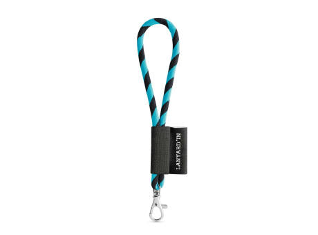 75090. SET Lanyard TUBE Short (Ø 7 mm) mit 9 mm Schnapperkarabiner