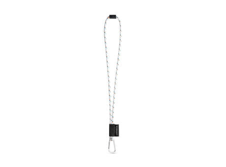 75091. SET Lanyard NAUTIC Long (Ø 7 mm) mit 55 mm D-förmigem Karabiner und Ø 7 mm Sicherheitsverschluss