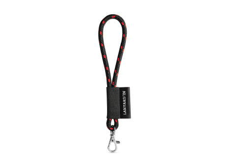 75092. SET Lanyard NAUTIC Short (Ø 7 mm) Set mit 9 mm Schnappkarabiner