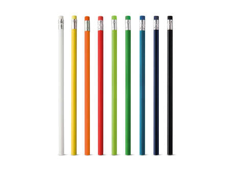 ATENEO. Graphitstift mit Radiergummi und Härtegrad HB
