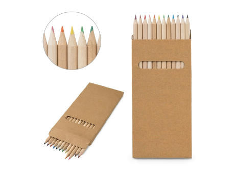 CROCO. Buntstift Schachtel mit 12 Buntstiften