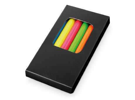 MEMLING. Bleistiftbox mit 6 Buntstiften