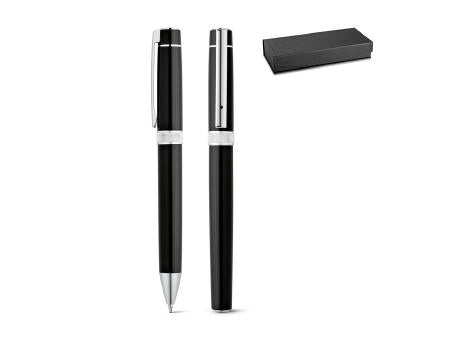 DOURO. Metall-Roller und Kugelschreiber-Set mit Clip