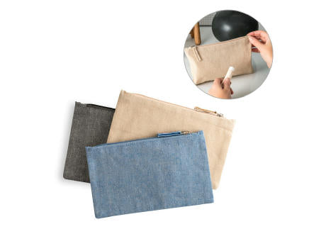 MILLIE. Multifunktionsbeutel aus recycelter Baumwolle (70%) und polyester (30% rPET) (140 g/m²) (140 g/m²)
