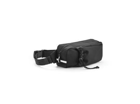 DELFOS POUCH. Gürteltasche aus 300D recyceltem Polyester und 600D recyceltem Polyester mit reflektierenden Elementen