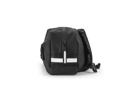 DELFOS POUCH. Gürteltasche aus 300D recyceltem Polyester und 600D recyceltem Polyester mit reflektierenden Elementen