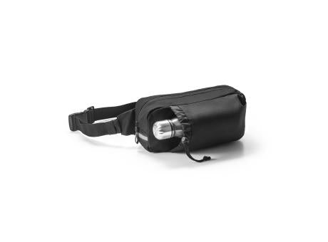 DELFOS POUCH. Gürteltasche aus 300D recyceltem Polyester und 600D recyceltem Polyester mit reflektierenden Elementen