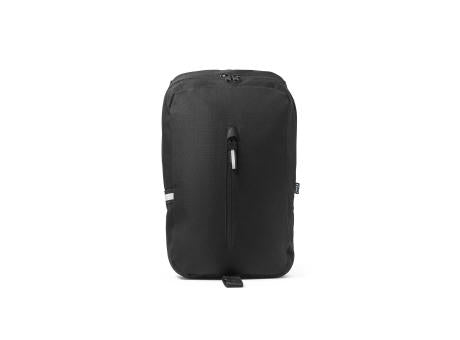 DELFOS. Rucksack mit einem Schultergurt aus 300D recyceltem Polyester und 600D recyceltem Polyester, mit 210D-Futter aus recyceltem Polyester