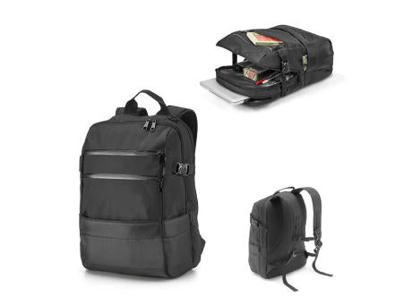 ZIPPERS BPACK. Laptop-Rucksack 15.6'' aus 300D Polyester und 840D Jacquard