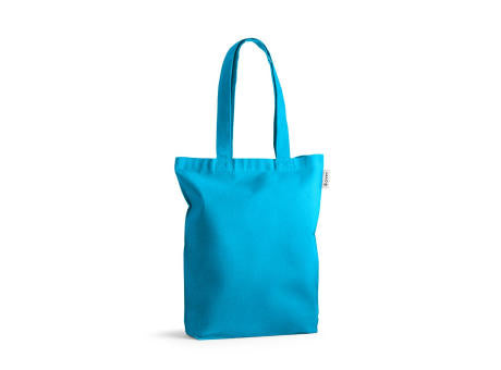 MERIDA. Tragetasche (220 g/ m²) aus Baumwolle (50%), recycelter Baumwolle (30%) und polyester (20% rPET)