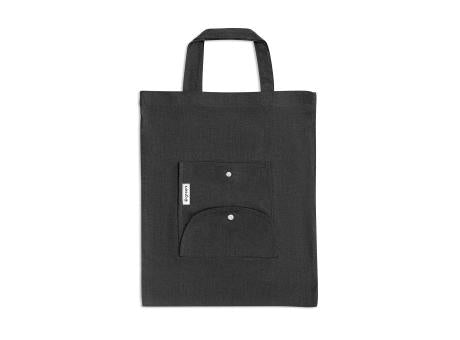 SIENA. Faltbare Tasche aus Baumwolle (50%), receycelte Baumwolle (30%) und Polyester (20% rPET) (140 g/m²)