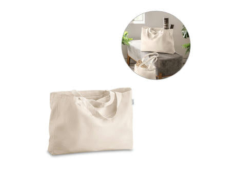 PARMA. Tragetasche aus Baumwolle (50%), recycelter Baumwolle (30%) und polyester (20% rPET) (280 g/ m²)