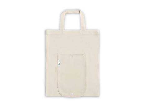 BEIRUT. Faltbare Tasche aus Baumwolle (50%), receycelte Baumwolle (30%) und Polyester (20% rPET) (140 g/m²)