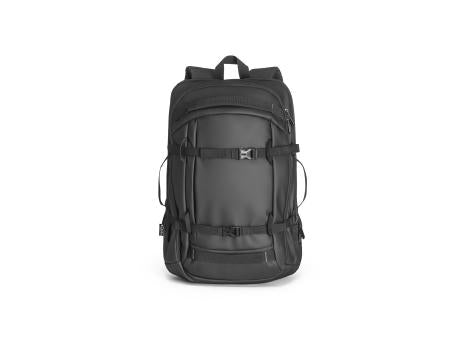 KAMPALA. Laptop-Rucksack aus 900D hochdichtem recyceltem Polyester mit wasserdichter Beschichtung und 210D Futter aus recyceltem Polyester 17'3"
