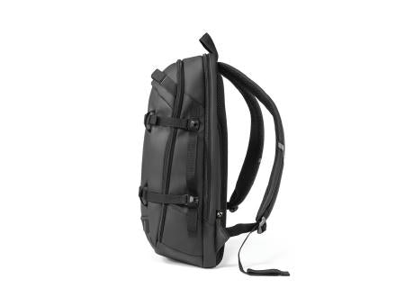 KAMPALA. Laptop-Rucksack aus 900D hochdichtem recyceltem Polyester mit wasserdichter Beschichtung und 210D Futter aus recyceltem Polyester 17'3"