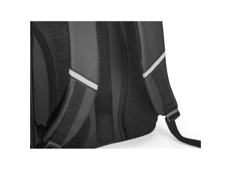 KAMPALA. Laptop-Rucksack aus 900D hochdichtem recyceltem Polyester mit wasserdichter Beschichtung und 210D Futter aus recyceltem Polyester 17'3"