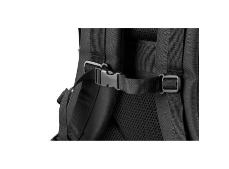 EDINBURGH BPACK. Rucksack im Militärstil aus 600D HD recyceltem Polyester und Innenfutter aus 210D recyceltem Polyester 17.3“