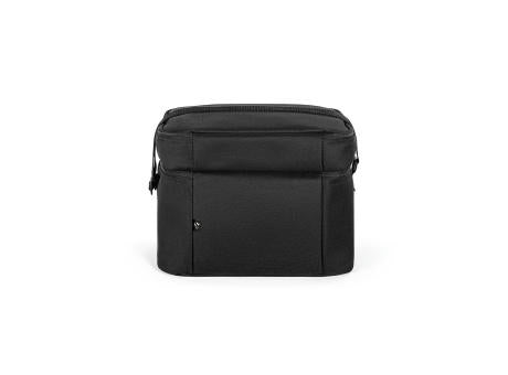CANCUN LARGE. Kühltasche aus 600D, recyceltem Polyester, mit verstellbarem Gurtband 14 L
