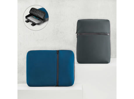 URBAN BACKPACK. 14''Laptop-Rucksack aus Softshell und Tarpaulin