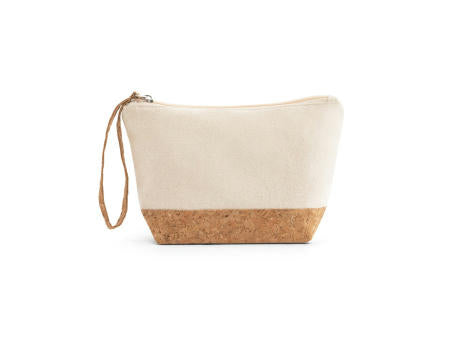 BLANCHETT. Kulturtasche aus 100% Baumwolle und Kork