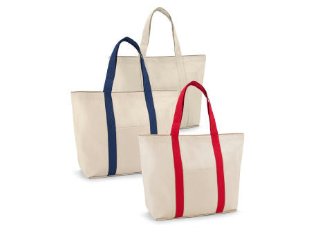 VILLE. Tragetasche aus 100% Canvas-Baumwolle mit einer Innentasche (280 g/m²)