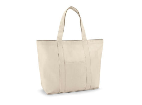 VILLE. Tragetasche aus 100% Canvas-Baumwolle mit einer Innentasche (280 g/m²)