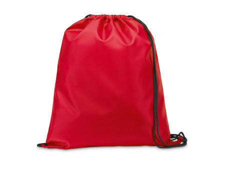 CARNABY. 210D Rucksacktasche mit schwarzen Zugbändern