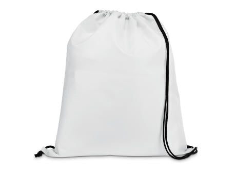 CARNABY. 210D Rucksacktasche mit schwarzen Zugbändern