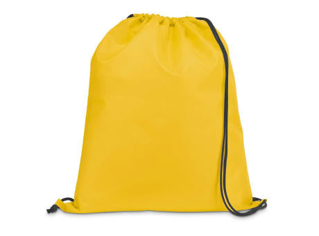 CARNABY. 210D Rucksacktasche mit schwarzen Zugbändern