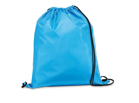 CARNABY. 210D Rucksacktasche mit schwarzen Zugbändern