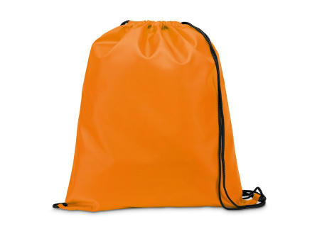 CARNABY. 210D Rucksacktasche mit schwarzen Zugbändern