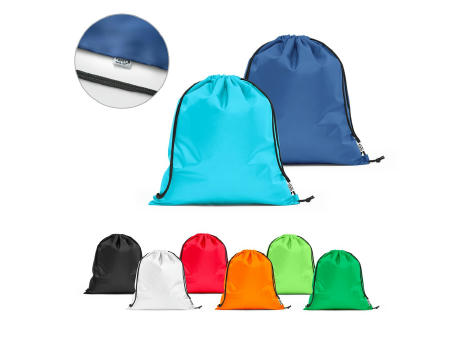 PEMBA. Turnbeutel aus 190T Polyester aus recyceltem (100% rPET)