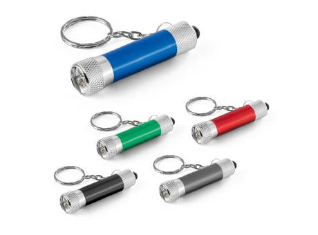 LERGAN. Schlüsselanhänger aus Aluminium mit LED