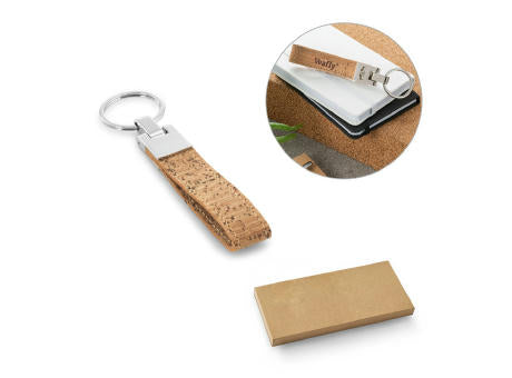 CORKS. Schlüsselanhänger aus Kork und Metall