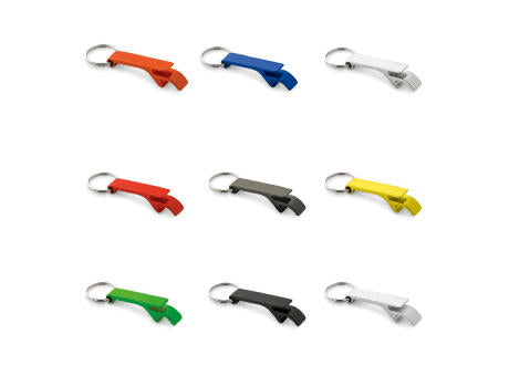 BAITT. Schlüsselanhänger aus Aluminium mit Flaschenöffner