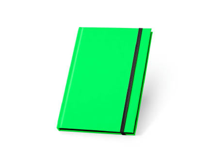 WATTERS. A5-Notizbuch aus fluoreszierendem PU mit linierten Seiten