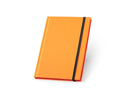 WATTERS. A5-Notizbuch aus fluoreszierendem PU mit linierten Seiten