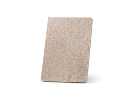 TEAPAD SEMI-RIGID. Notizbuch A5 mit semi-flexiblem Cover aus Teeblattverwertung (65%)