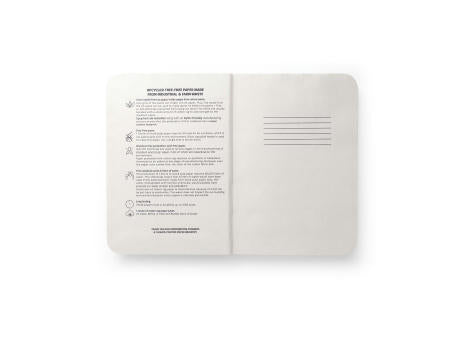 TEAPAD SEMI-RIGID. Notizbuch A5 mit semi-flexiblem Cover aus Teeblattverwertung (65%)