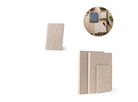 TEAPAD SOFT. Notizbuch A6 mit flexiblem Cover aus Teeblattverwertung (65%)