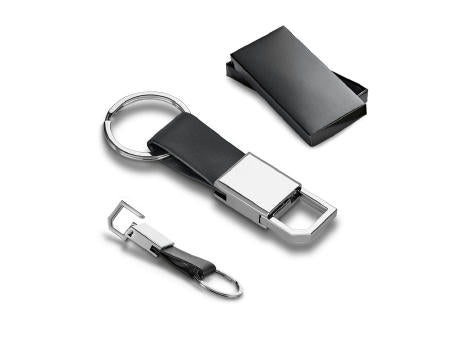 BOURCHIER. Schlüsselanhänger aus PU und Metall