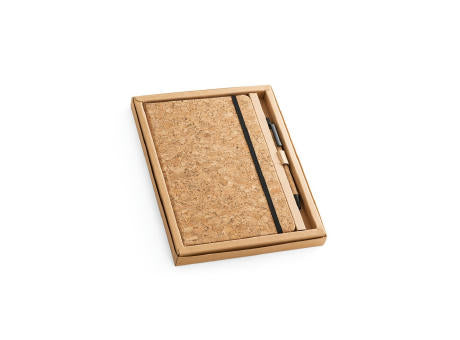 FREUD. A5 Notizblock und Kugelschreiberset aus Kork