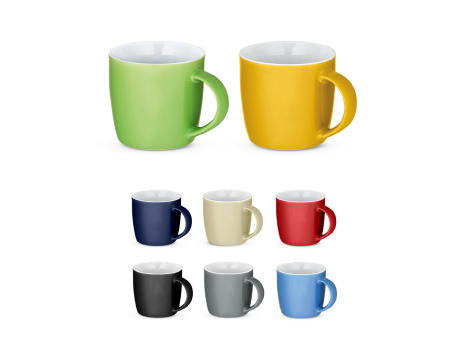 COMANDER. Keramikbecher mit glänzender Oberfläche, 370 ml