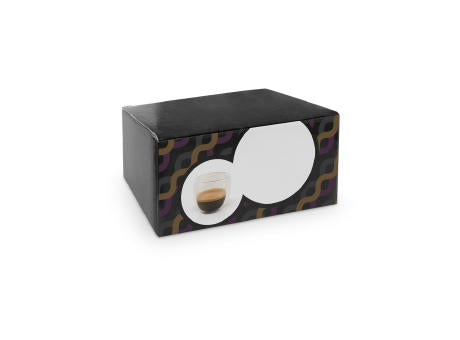 EXPRESSO. Borosilikatglas-Kaffee-Set mit 2 Gläsern