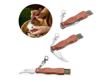 GUNTER. Taschenmesser aus Edelstahl und Holz