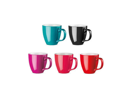 PANTHONY. Becher aus hydroglasiertem Porzellan, 450 ml