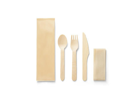 SUYA. Besteck-Set aus Holz