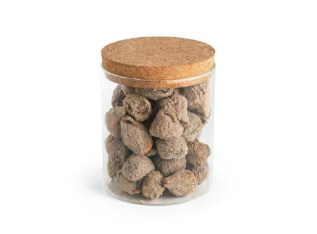 SPICE 700. Behälter (700 mL) aus Borosilikatglas mit Korkdeckel
